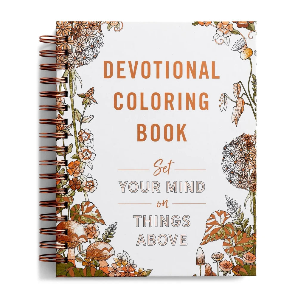 Faith Based Floral Coloring Book