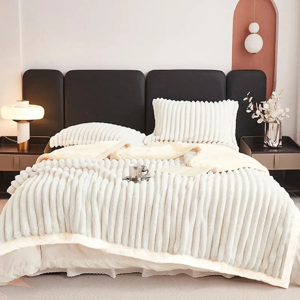 Weighted Fleece Sofa Blanket