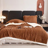 Weighted Fleece Sofa Blanket