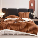 Weighted Fleece Sofa Blanket