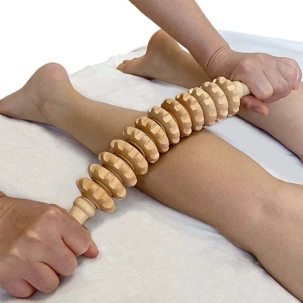 Wood Roller Body Massager