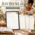 Just Her Selah Digital Planner and Reflection Pages Bundle