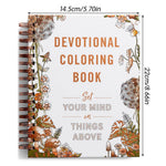 Faith Based Floral Coloring Book