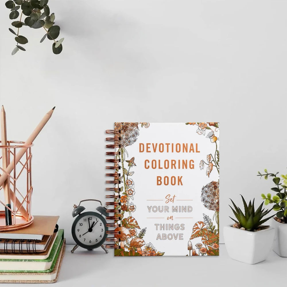 Faith Based Floral Coloring Book